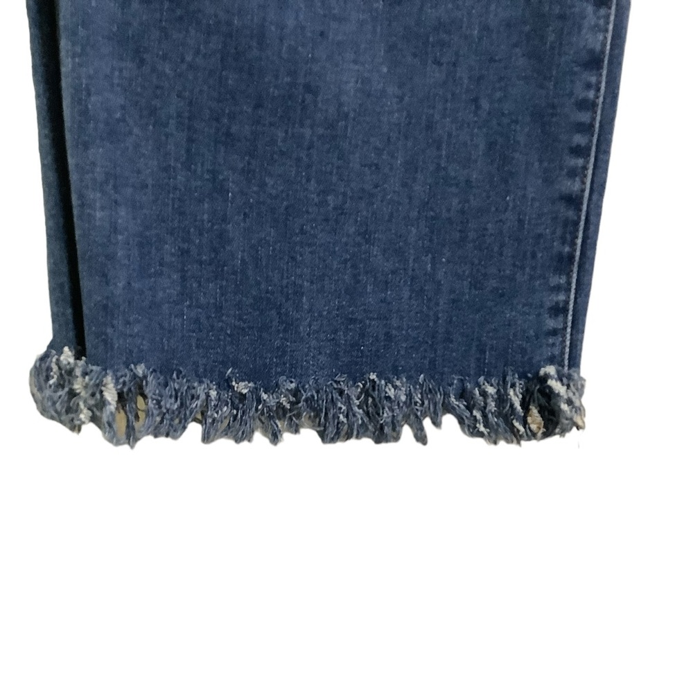 Frame flared fringed‎ blue jeans with front side stripe. Mid rise size 25 - Picture 9 of 16